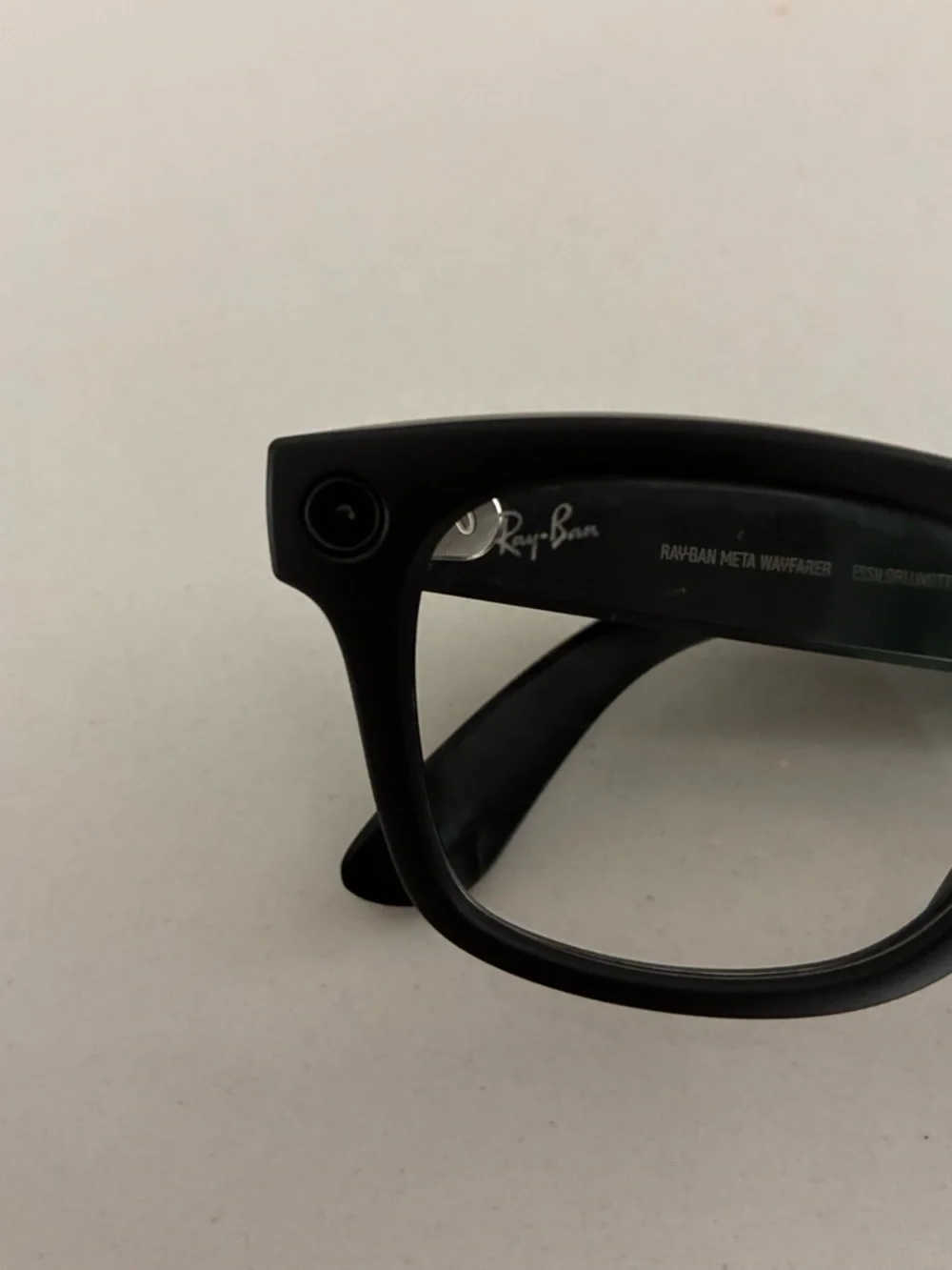 Ray-Ban Black Rectangular Wayfarer Glasses